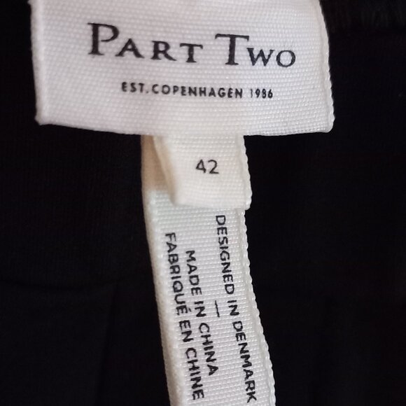 PART TWO black stretch dress pants - Picture 2 of 13